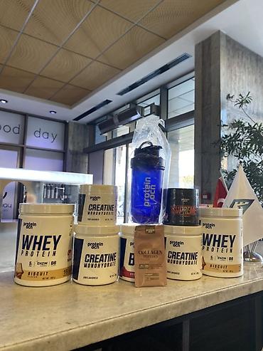 bitkisel karışımlı macun q7: Protein tozu və idman qidaları dəsti Məhsullar: - Protein OCN Whey — 1