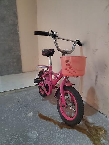 Uşaq velosipedləri: Uşaq velosipedi – “QBike Kids” - Rəng: çəhrayı (gövdə, təkər — 1