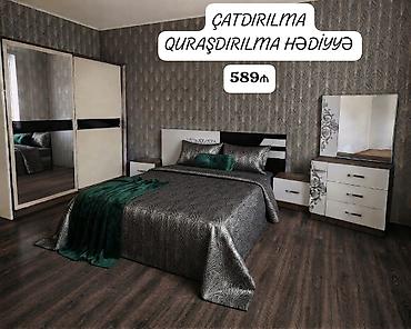 Ev üçün mebel: Yataq desti 590 manat.Catdirilma quraşdırılma yaxin erazilere — 1