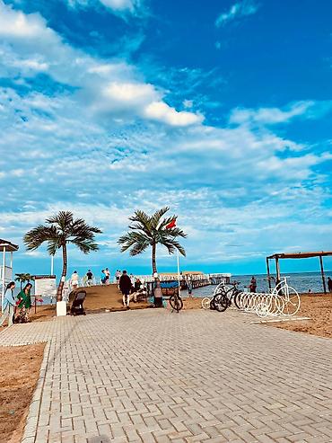 Иссык-Куль 2026: Коттедж, Палм Бич ЦО Palm Beach, Чок-Тал, Детская площадка, Парковка, стоянка, Закрытый пляж — 23