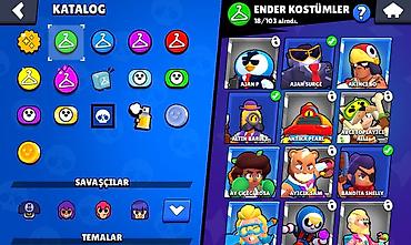 Kolleksiya kartları: Brawl Stars oyun hesabı - Profil: “KARA \ güclü”, ID etiketi — 12