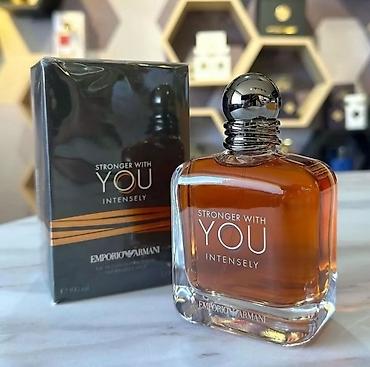 ətr: ✅Armani Stronger You Parfum 
 Dəbli bəylərin ətri 100ml
 premium klass — 1