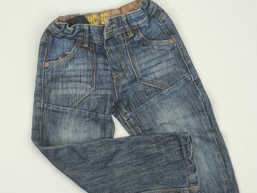 spodnie calvin klein jeans: Spodnie jeansowe, 4-5 lat, 110, stan - Bardzo dobry