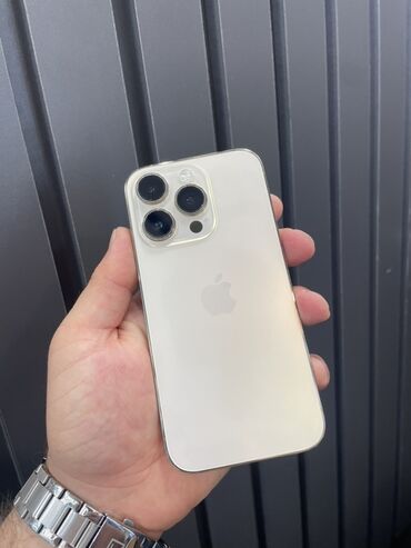 IPhone 14 Pro, 128 ГБ, Золотой, Гарантия, Беспроводная зарядка, Face ID