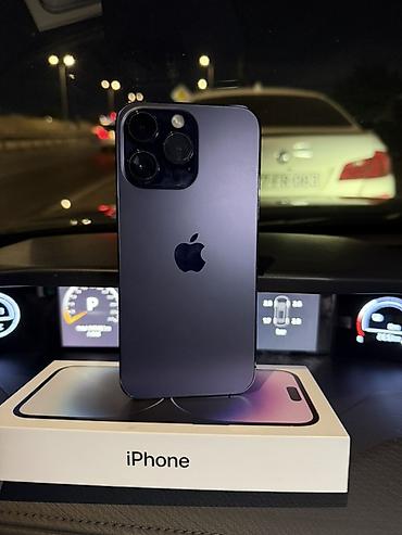 iphone xe: IPhone 14 Pro, 256 GB, Deep Purple, Face ID — 4