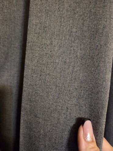 Şalvarlar: Klassik Şalvar, Massimo Dutti, rəng - Qara — 3