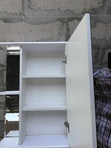 Дом и сад: Настенный шкафчик для ванной с зеркалом - Компоновка: левая часть — — 1