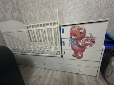 кровать машина: Балдар үчүн трансформер керебет, Башка түрү, түсү - Ак