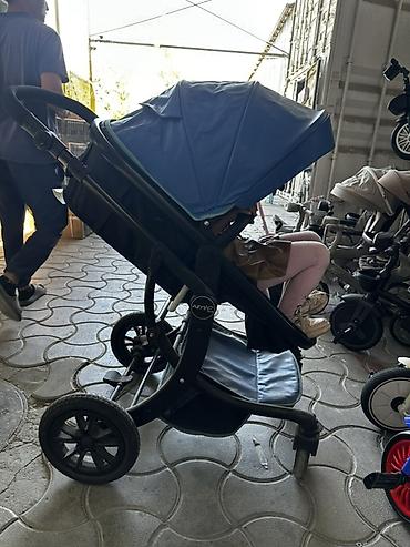 магинки для парка: Детская прогулочная коляска с большим капюшоном идеальном состоянии — 3