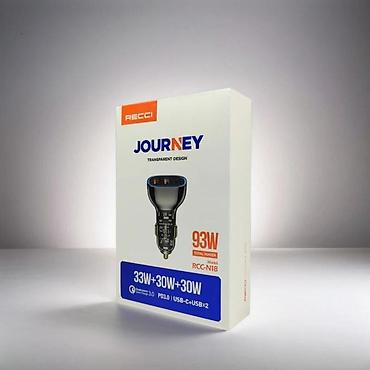 Avtomobil enerji toplama cihazı Recci Journey RCC-N18 PD93W Dizayn -