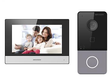 manitor avto: Hikvision DS-KIS603-P(C) - Komplekt: qapı önü blok (kameralı zəng — 1