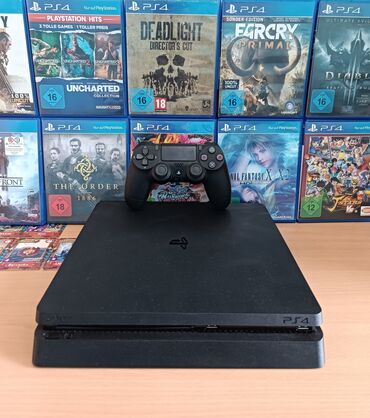 koliko košta ps4: PS4 slim (NOVO) 500gb+dzojstik+punjači Original Imam i PlayStation 4