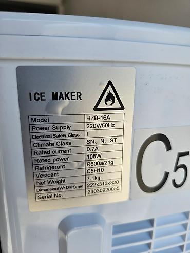Buz aparatları: Günlük 15 kq, Nağd ödəniş, Yeni — 9