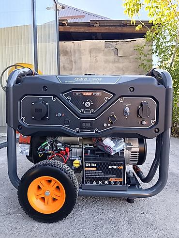 куплю генераторы: Бензиновый электрогенератор AGM Power LS9375EB - Номинальная — 1