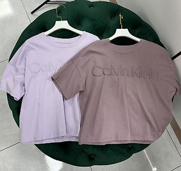 klein: Футболка, Оверсайз, США, Calvin Klein, Новый, L — 1
