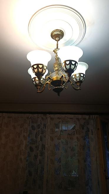 İşıqlandırma: Çılçıraq, 5 lampa, Metal — 2