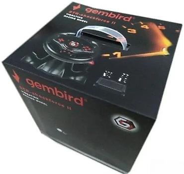Oprema za video igre: Gembird Vibrationshockforce II – gejmerski volan sa pedalama - Set — 4