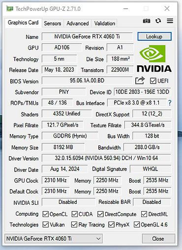 gtx 470: Видеокарта для ПК, Б/у, PNY, GeForce RTX, 8 ГБ — 5