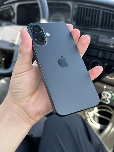 apple 4: IPhone 16, Б/у, 128 ГБ, Черный, Коробка, 89 % — 7