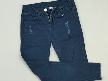 jeansy o kroju balloon: Spodnie jeansowe, Destination, 9 lat, 128/134, stan - Bardzo dobry