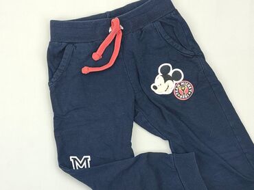 kapcie młodzieżowe chłopięce: Sweatpants, Disney, 4-5 years, 104/110, condition - Good