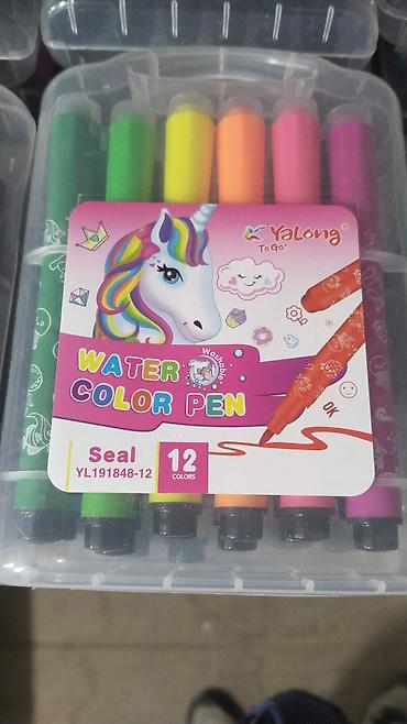 Канцтовары: Стеряемые гелевые ручки и наборы фломастеров Yalong - Фломастеры — 27