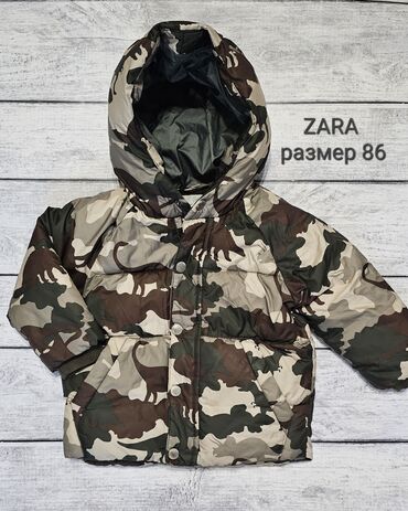 детские вещи с рождения: 1. Зимняя куртка Zara. Размер 86. 600 сом 2. Лыжные штаны impidimpi (
