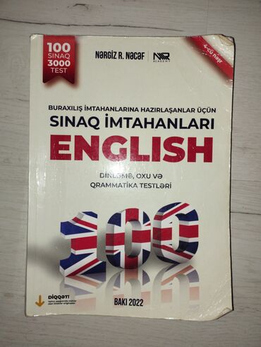 ədəbiyyat kitab: Nərgiz Nəcəf 100 sınaq yenidir istifadə edilməyib 12 AZN. alınıb 7 AZN