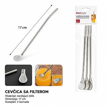 KMT Slamka za mate čašu 2406225 - Tip: cevčica/slamčica sa filterom