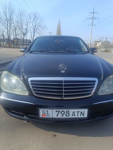 мерседес в аварийном состоянии: Mercedes-Benz S-Class: 2003 г., 3.5 л, Автомат, Газ, Седан