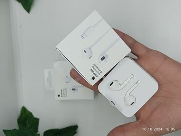 Kabellər: Iphone şunurlu qulaqlıq orginal ŞOK QIYMET 39Yox 20Azn ✅iPhone