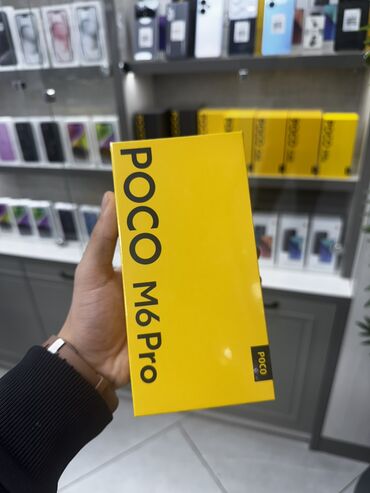 ред и 8: Poco M6 Pro 5G, Жаңы, 256 ГБ, түсү - Кара, 1 SIM, eSIM