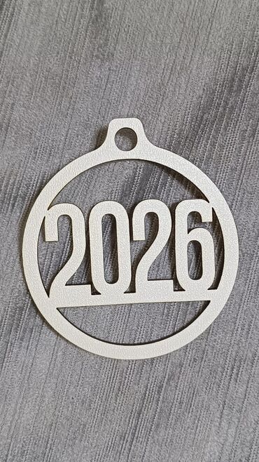 Yeni il oyuncaqları və bəzəkləri: Taxta Yeni il bəzək fiqurlarının dəsti - Material: təbii ağacdan — 10