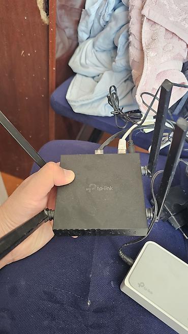 сетевой хаб: Сетевой комплект для дома/офиса: Рабочий 1) Wi‑Fi роутер TP‑Link с — 3