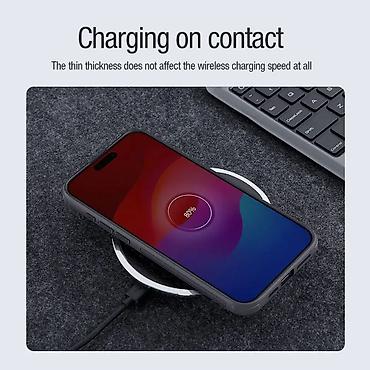 Maske i futrole za telefone: Futrola Nillkin Super Frost Pro Magnetic za iPhone 15 Pro (6.1) crna — 2