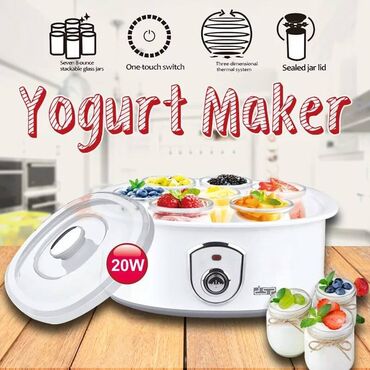 şirniyyatların hazırlanması: Yogurt maker dsp ka 4010 qatıq maker dsp ka 4010, istəklərinizə uyğun