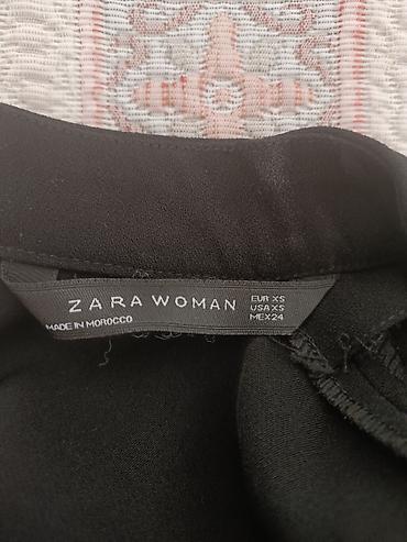 Köynək və bluzalar: Qadın bluzası – qara rəng "Zara" brendi. XS ölçüdə. Yeni kimidir. 2 — 7