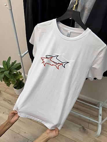 Футболки: Мужская футболка, S, M, L, Paul Shark, Новый, цвет - Белый, Самовывоз, Платная доставка — 2