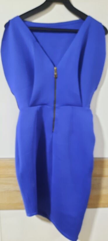 haljina na: M (EU 38), bоја - Svetloplava, Večernji, maturski, Kratkih rukava