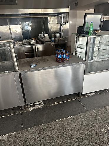 cerez vitrini: Peşəkar restoran/kafe üçün paslanmaz poladdan hazırlanmış mətbəx — 7
