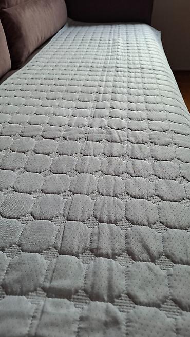 Prekrivači za nameštaj: Neklizajući, Za trosed, bоја - Bela — 10