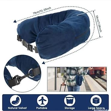 Torbe: Torba za put u formi jastuka za putovanja Napunjena se može nositi kao — 4