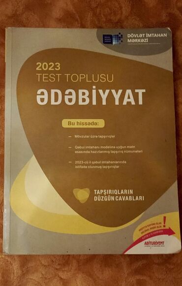 ədəbiyyat test toplusu 2019 pdf yüklə: Bu test toplusu 2023-cü il üçün nəzərdə tutulmuşdur və ədəbiyyat fənni