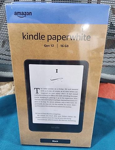 Elektron kitablar: KINDLE PAPERWHITE GENERATION 12, 16 GB Kitab oxumağı sevənlər üçün — 2
