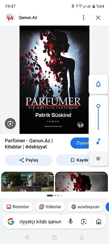 stranger things will: Diqqət:kitabın ilk versiyası olan Ətriyyatçı versiyası satılır,üz — 1