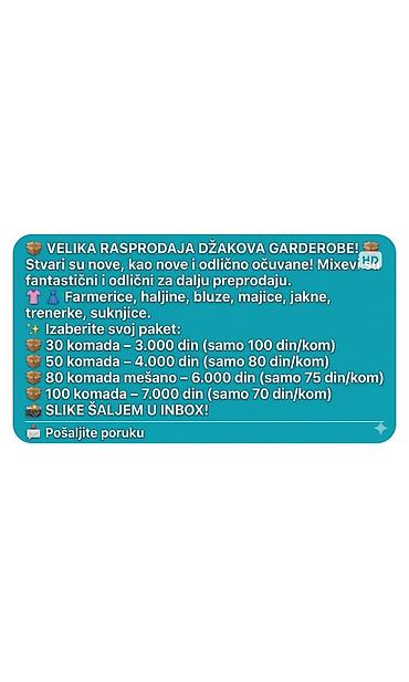 Ostala ženska odeća: HITNA PRODAJA.Izvolite — 1