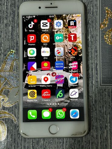 islenmis pitiminutka: IPhone 8 Plus, 256 ГБ, Серебристый, Отпечаток пальца