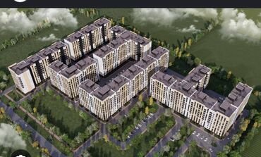 Продажа квартир: 2 комнаты, 64 м², Элитка, 6 этаж, ПСО (под самоотделку)
