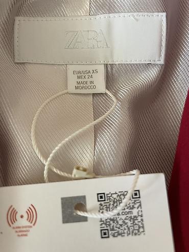 Dəstlər, kostyumlar: ZARA qadın kostyum dəsti – qırmızı rəng - Brend: ZARA - Model: Blazer — 7