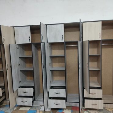 Шкафы для одежды: Шкаф для одежды, Новый, Прямой, ЛДСП — 9